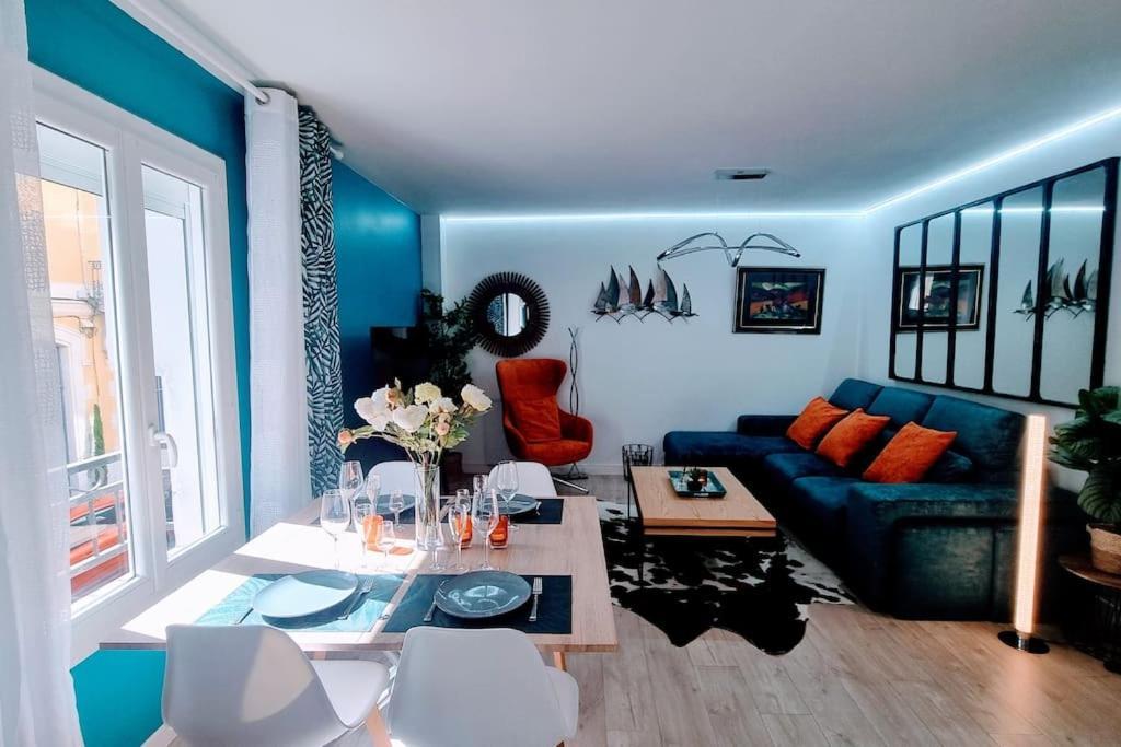 Le Clavel Superbe Deco, Centre Historique, Climatise, Parking A Proximite Apartment Sete Bagian luar foto